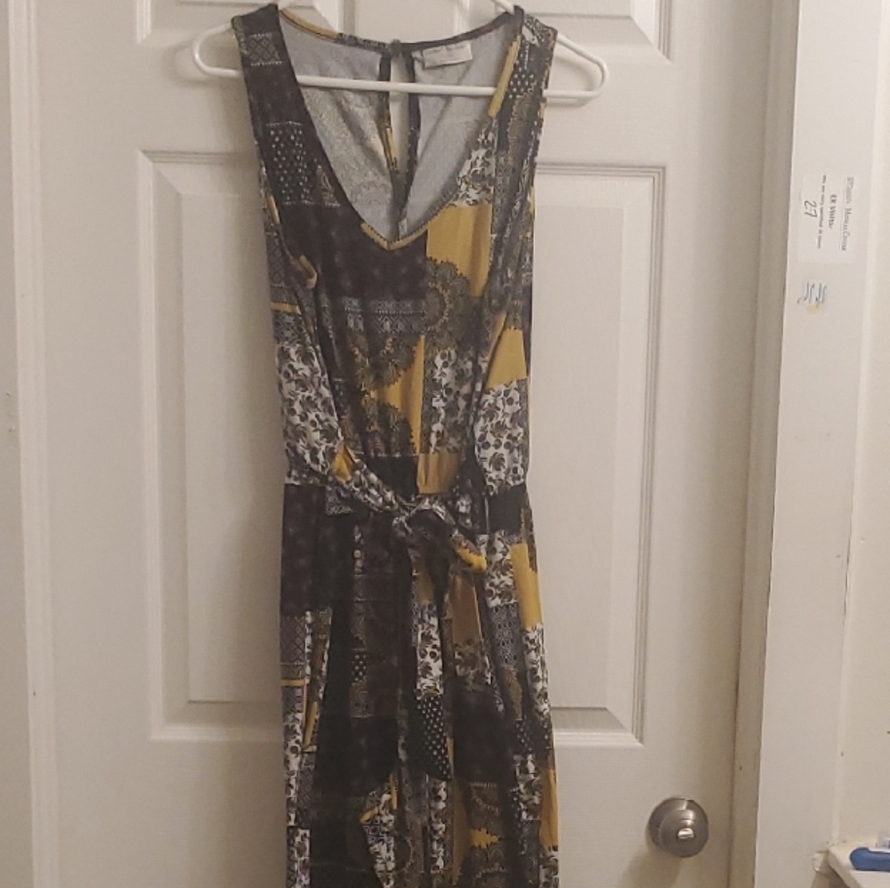 Stylish Yellow and Black Women's Jumpsuit